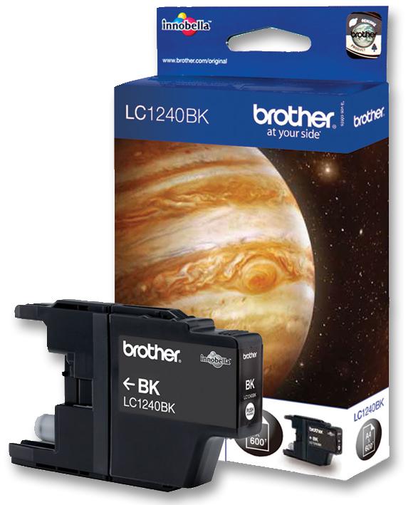 Brother Lc1240Bk Ink Cartridge, Lc1240Bk, Original