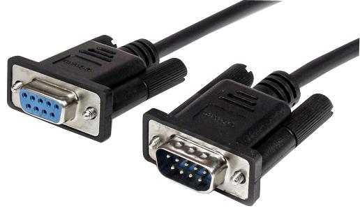 Startech Mxt10050Cmbk Comp Cable, 9P D-Sub Plug-Skt, 0.5M, Blk