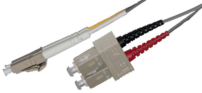 Connectix Cabling Systems 005-322-010-01B Fibre Optic Cable, Sc-Lc, Multimode