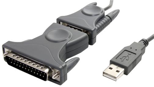 Startech Icusb232Db25 Lead, Usb To Rs232 Db9/db25 M/m