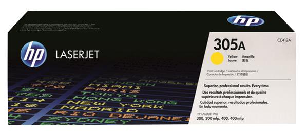 Hewlett Packard Ce412A Toner, Yellow, Ce412A, Hp