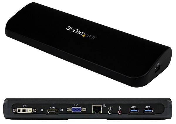 Startech Usb3Sdockhdv Laptop Docking Station, Usb 3.0, 5 Gbps