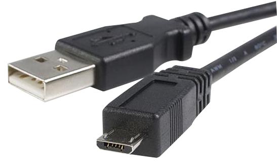 Startech Uusbhaub50Cm Usb Cable, 2.0A Plug-Micro B Plug, 0.5M