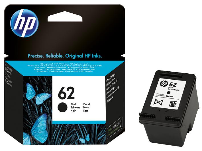 Hewlett Packard C2P04Ae Ink Cart, C2P04Ae, No.62, Black, Hp