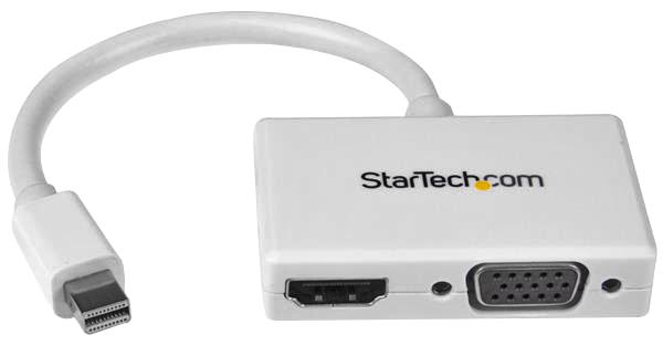 Startech Mdp2Hdvgaw Adapter, Mini Displayport-Hdmi/vga White