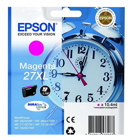 Epson C13T27134010 Ink Cartridge, T2713Xl, Hi-Cap Magenta