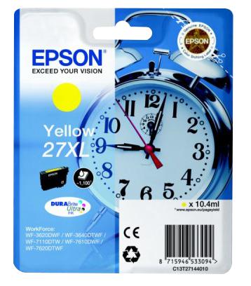 Epson C13T27144010 Ink Cartridge, T2714Xl, Hi-Cap Yellow