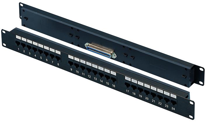 Tuk Fflv24-45 Patch Panel, Rj45-Rj21/ Telco, 24P, 1U