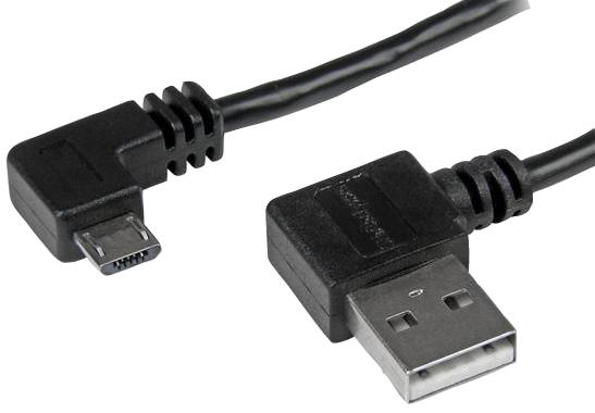 Startech Usb2Aub2Ra2M Lead, Usb2.0A-Micro B, Right Angle 2M