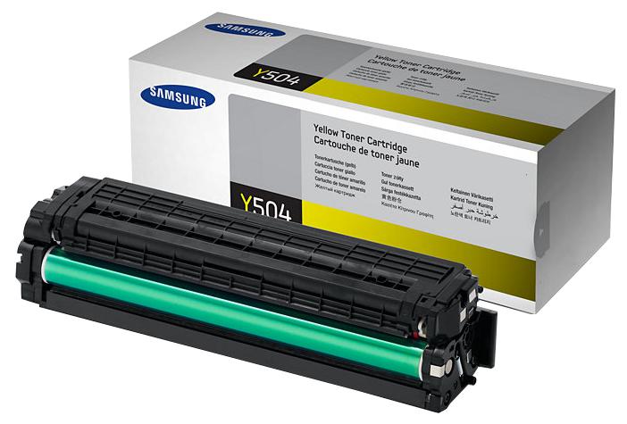 Samsung Clt-Y504S Toner, Clt-Y504S, Yellow 1.8K, Samsung