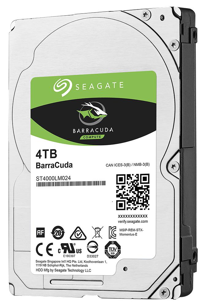 Seagate St4000Lm024 Drive, 2.5In Mobile, 15Mm, Barracuda 4Tb