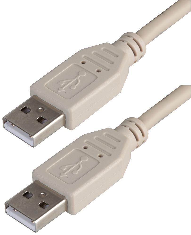 Pro Signal Psg91428 Lead, Usb2.0 A Male - A Male, Grey 1M