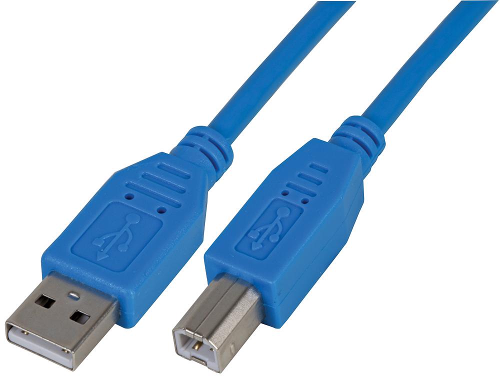 Pro Signal Psg91464 Lead, Usb2.0 A Male - B Male, Blue 2M