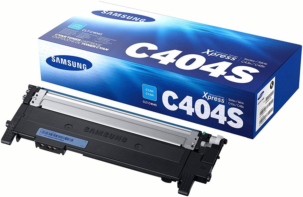 Samsung Clt-C404S Toner Cart, Cyan, 1K, Clt-C404S