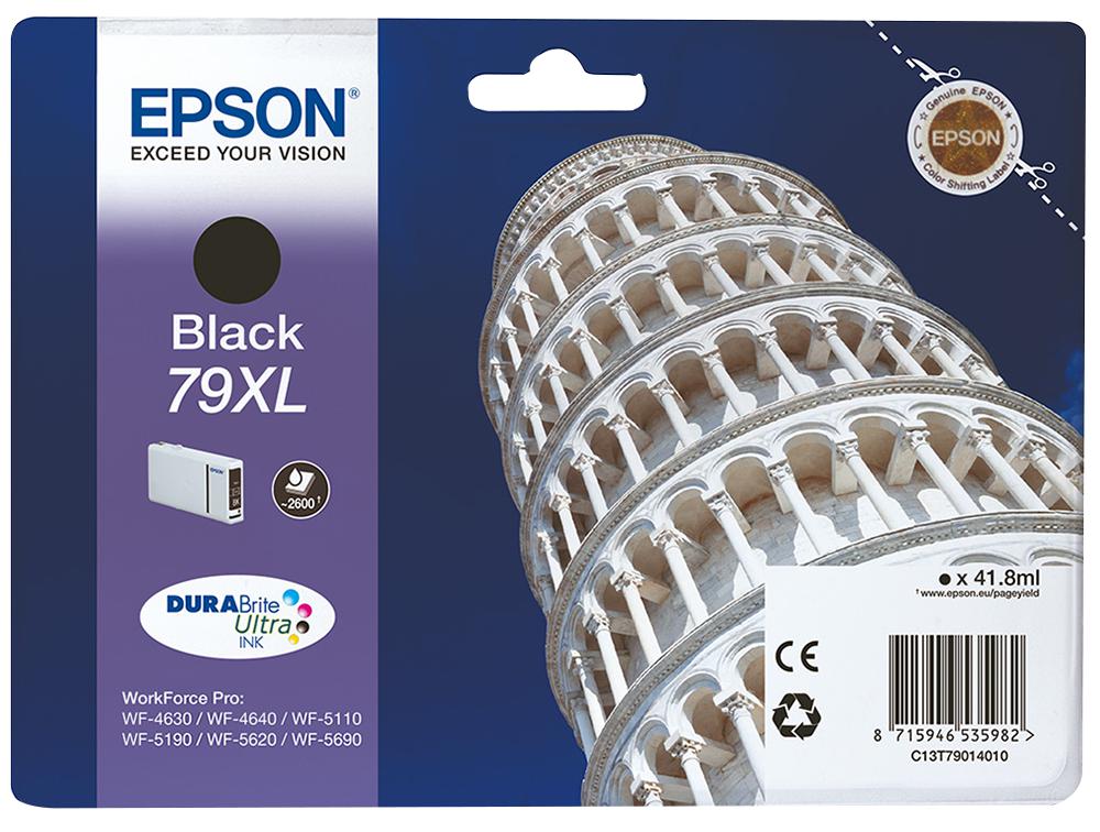 Epson C13T79014010 Ink Cart, T7901, Black Xl, Epson