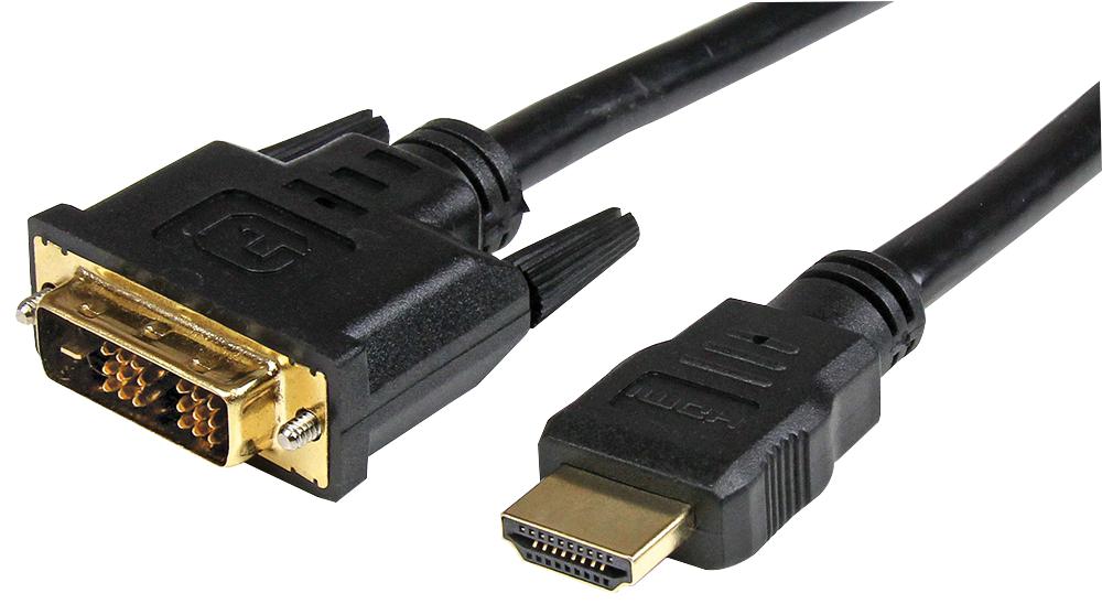 Startech Hdmidvimm6 Lead, Hdmi A Male-Dvi-D Male 1.8M