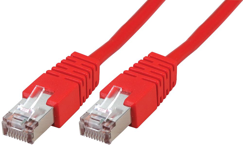 Pro Signal Psg91664 Patch Cord, Rj45 Plug-Plug, Red, 500Mm