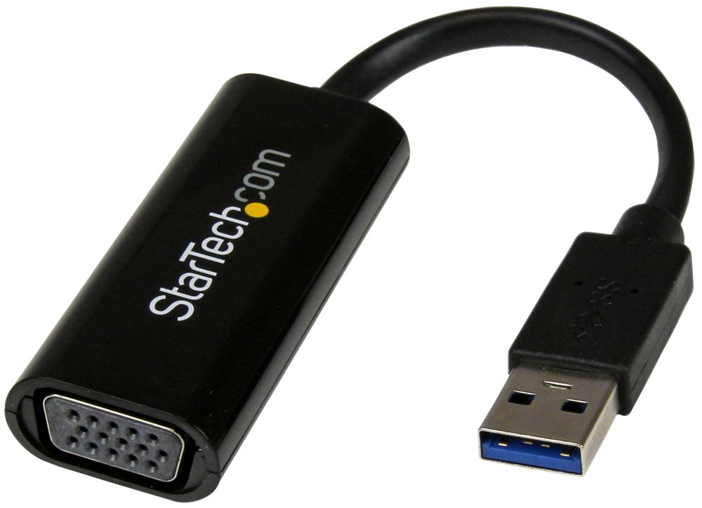 Startech Usb32Vgaes Adapter, Usb 3.0 To Vga, Black