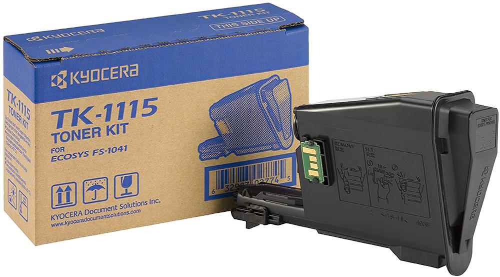 Kyocera Avx 1T02M50Nl1 Toner, Tk-1115, Black, Std Yield,