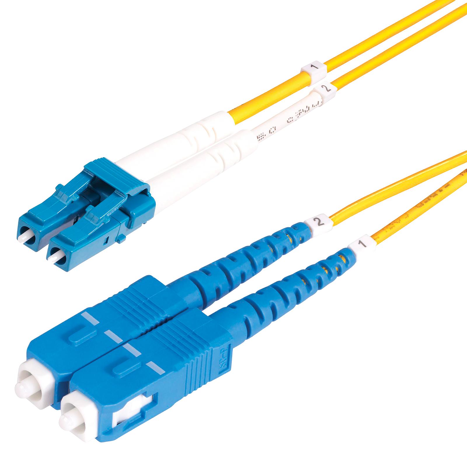 Startech Smlcsc-Os2-10M Fibre Optic Cable, Lc-Sc Duplex, 10M