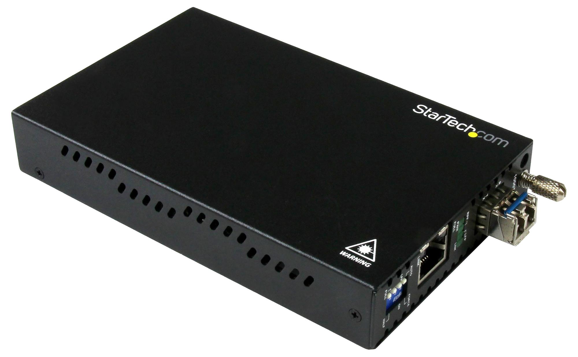 Startech Et91000Sm10 Converter, Gbe Cu To Fiber, 10Km