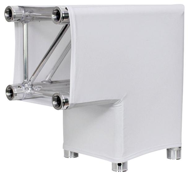 Ledj Ledj247 Truss Sleeve, 90 Deg Corner, White