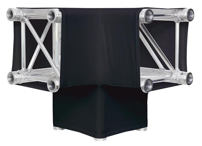 Ledj Ledj275A Truss Sleeve, 3 Way Corner, Black