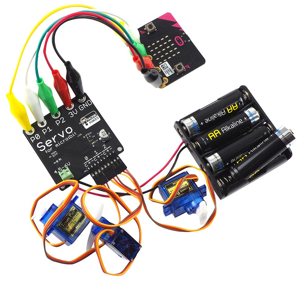 Monkmakes Sku00075 Servo Kit For Micro:bit