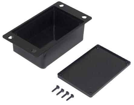 Camdenboss Rx507A Enclosure, Flanged Potting Box, Abs, Blk