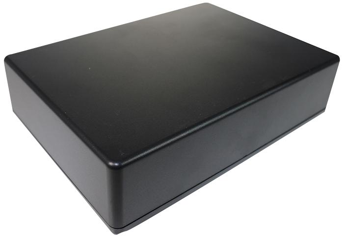 Takachi Cue8202Bk Enclosure, Size 2, Black, 60X35X20Mm