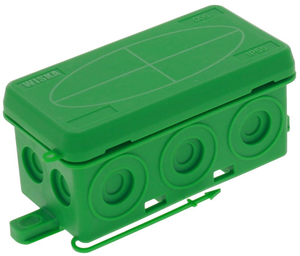 Wiska 10109584 Junction Box 86X44X41Mm Ka 006 Green