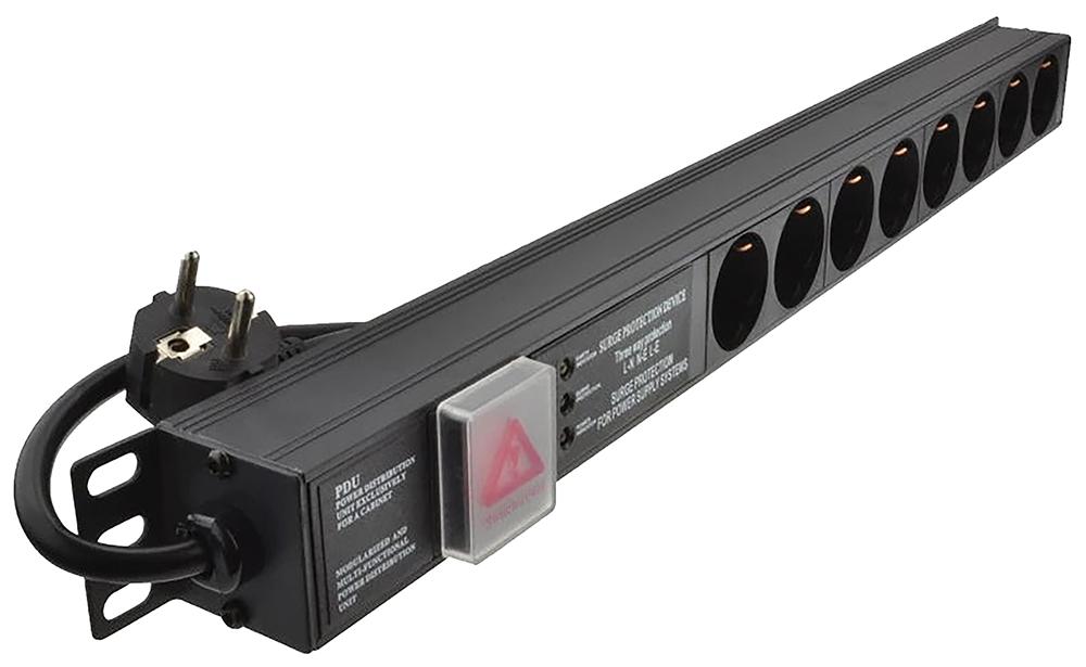 Lms Data Pdu-8Ws-V-Sch-Sch-Sp-3M 8G Surge Protected Pdu Schuko Plug 3M