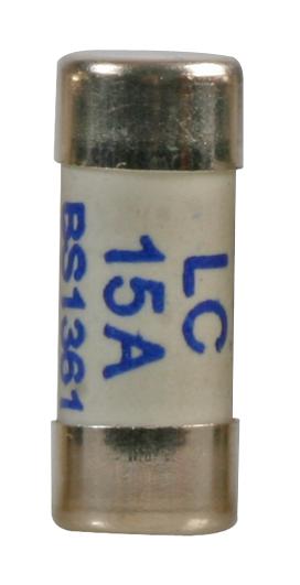 Lawson Lc15 Cartridge Fuse, 15A, 240Vac, 10.3X25.8Mm