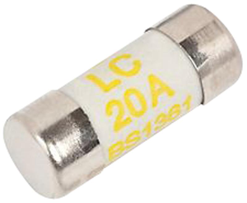 Lawson Lc20 Cartridge Fuse, 20A, 240Vac, 10.3X25.8Mm