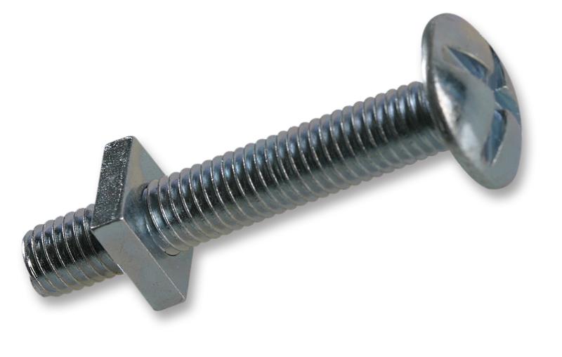 Duratool Rbn512 Roofing Bolt& Nut M5X12, Pk25