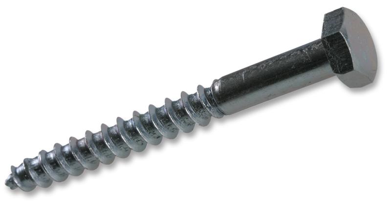 Duratool Cs660 Coach Screw M6X60, Pk25