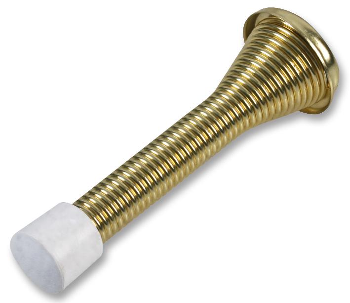 Duratool D01241 Spring Doorstop, Brass (Pk10)