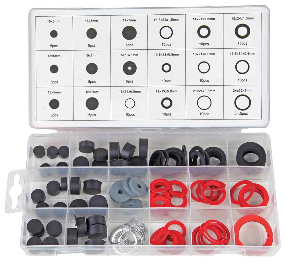 Duratool D01891 Washer Kit, 135Pcs