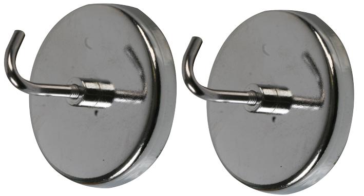 Duratool D02131 Magnetic Hooks, 1, 2Pcs, Pk2