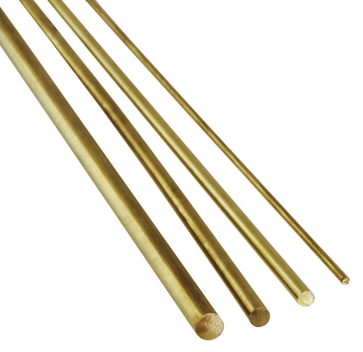 K&s Ks8164 Brass Rod, Solid, 1/8 X 12