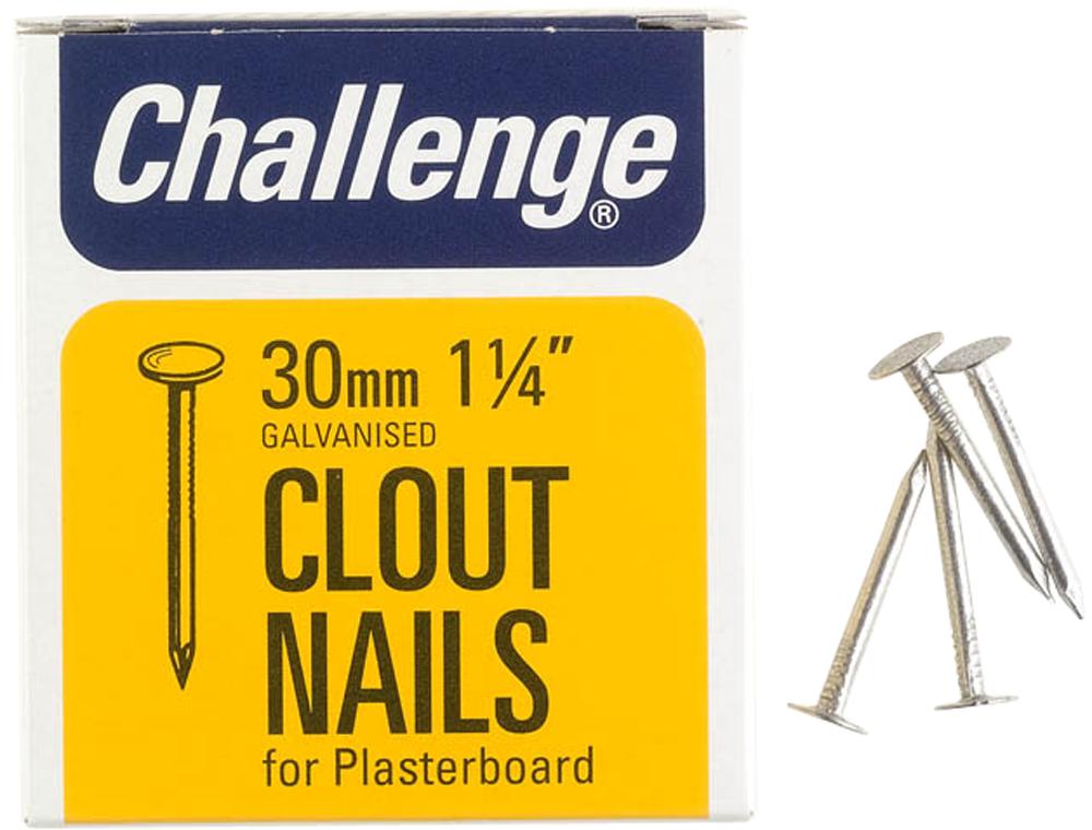 Challenge 12030 Clout Plasterboard Nails 30Mm (225G)