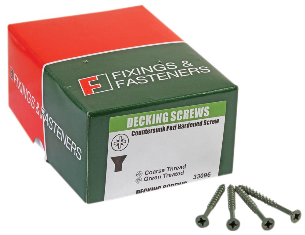 Forgefix Ds4550 Decking Screw Green 4.5X50Mm Box 200