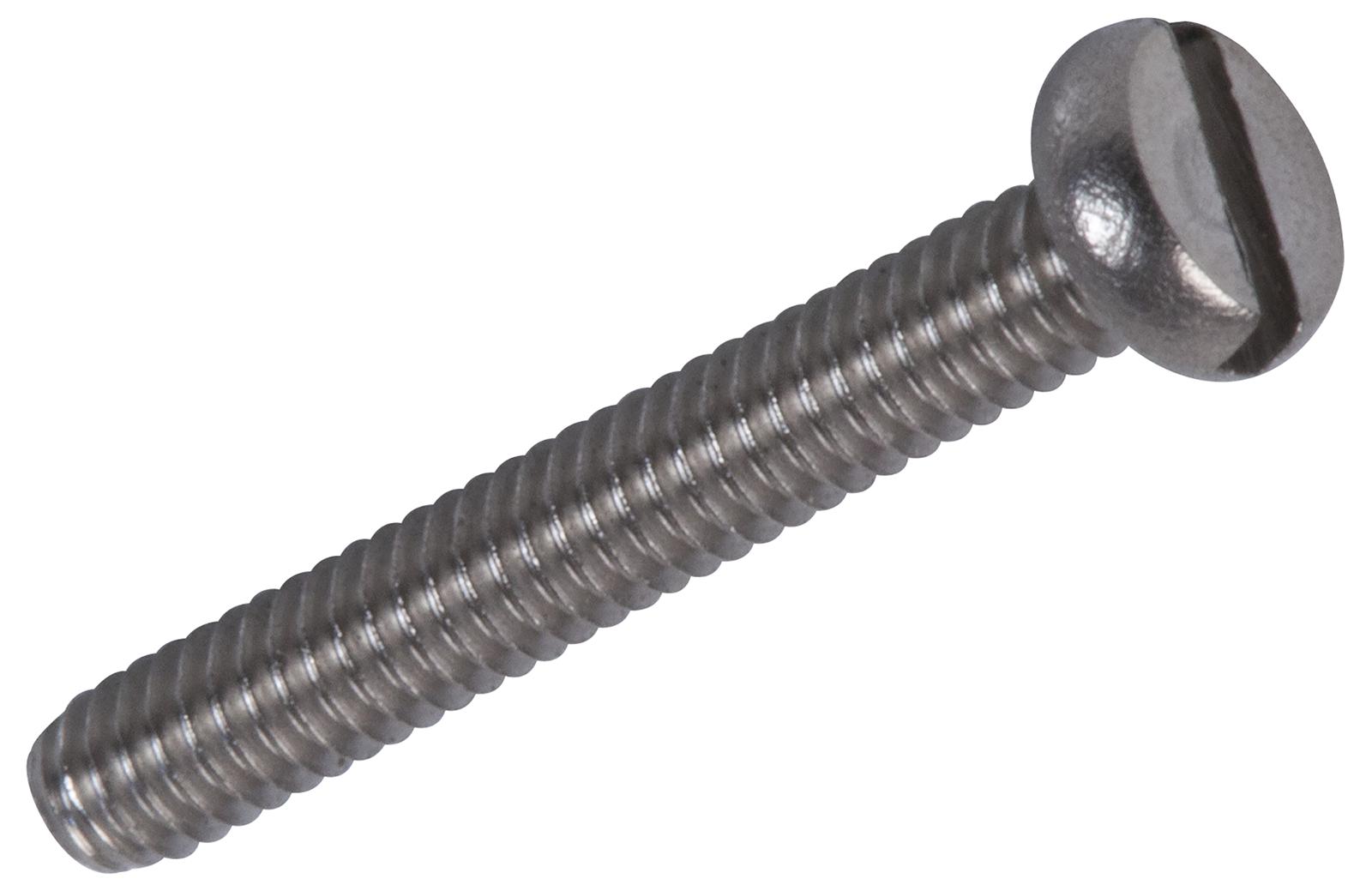 Ettinger 001.14.157 Screw, Slotted Cheese , Ss, M2, 14Mm