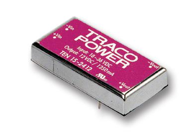 Traco Power Ten 15-2412. Converter, Dc/dc, 15W, 12V