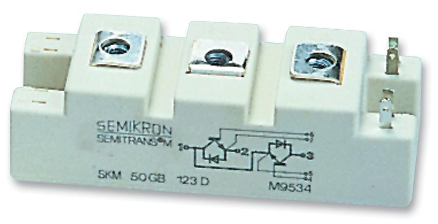 Semikron Skm50Gb12T4 Igbt, Halfbridge, Module, 50A, 1200V