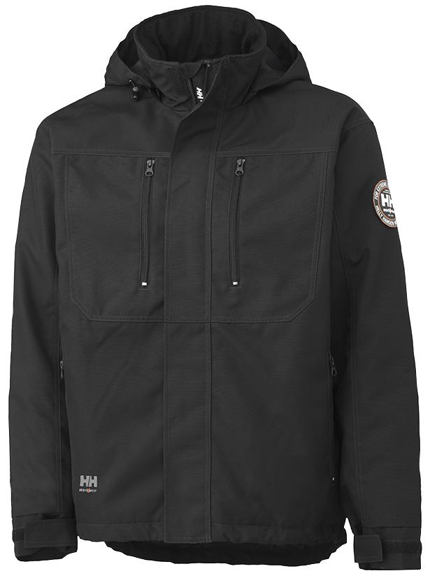 Helly Hansen 76201 990 Xl Berg Winter Jacket - Black Xl