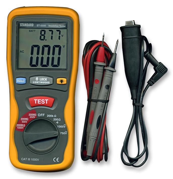 Tenma Ten01053 Insulation Tester, Digital, 200V-1Kv