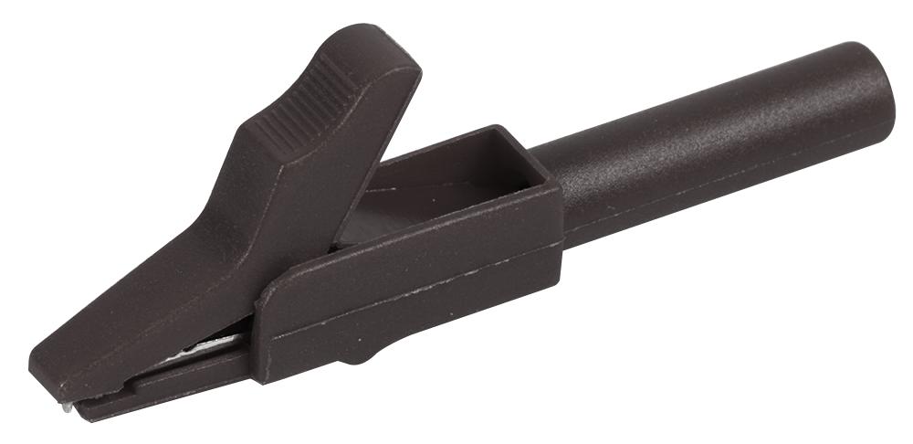 Tenma 76-1210 Crocodile Clip W/4Mm Socket, 12Mm, 15A