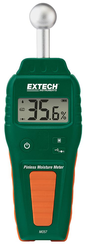 Extech Instruments Mo57 Pinless Moisture Meter, 0.1-99.9%, Lcd