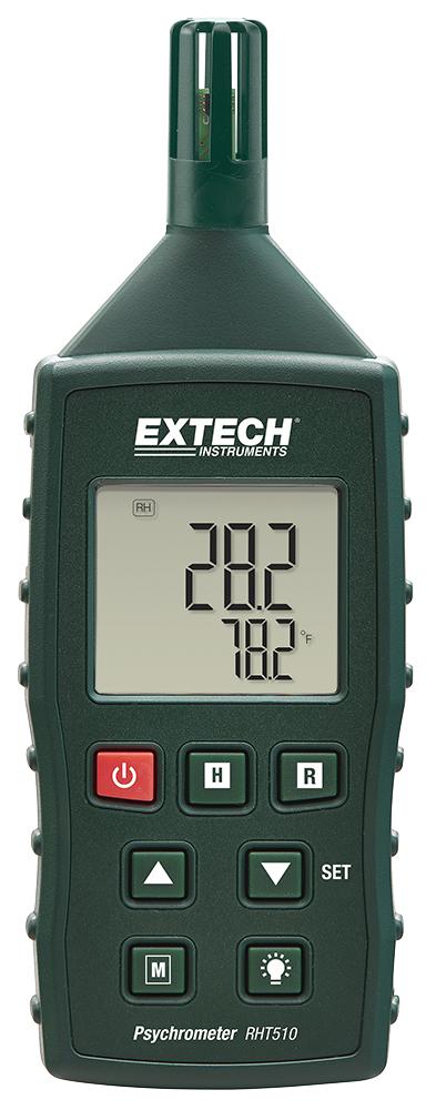 Extech Instruments Rht510 Hygro-Thermometer, 10 To 95%rh